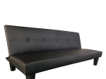 ΚΑΝΑΠΕΣ ΚΡΕΒΑΤΙ ΤΡΙΘΕΣΙΟΣ ARTELIBRE NAHELE ΜΑΥΡΟ PU 82X82.5X78CM