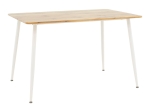 ΤΡΑΠΕΖΑΡΙΑ CUBA-PARKER PAKOWORLD ΣΕΤ 5ΤΕΜ SONOMA-ΛΕΥΚΟ 120X80X75ΕΚ