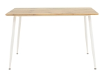 ΤΡΑΠΕΖΑΡΙΑ CUBA-PARKER PAKOWORLD ΣΕΤ 5ΤΕΜ SONOMA-ΛΕΥΚΟ 120X80X75ΕΚ