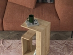 ΤΡΑΠΕΖΑΚΙ ΒΟΗΘΗΤΙΚΟ ROSANA MEGAPAP ΧΡΩΜΑ SAPPHIRE OAK 35X29,5X60ΕΚ.