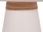 ΒΟΗΘΗΤΙΚΟ ΤΡΑΠΕΖΙ TRED HM18168.02 FIBER CEMENT ΛΕΥΚΟ-ΦΥΣΙΚΟ RATTAN--Φ49x30Υεκ.