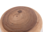 ΤΡΑΠΕΖΙ ΒΟΗΘΗΤΙΚΟ PUFFAT HM18172.02 FIBER CEMENT ΛΕΥΚΟ- ΞΥΛΟ TEAK TOP Φ45x46Υεκ.