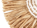 ΕΠΙΤΡΑΠΕΖΙΟ ΔΙΑΚΟΣΜΗΤΙΚΟ HM4224 ΙΝΕΣ RAFFIA ΣΕ ΦΥΣΙΚΟ-ΜΑΥΡΗ ΞΥΛΙΝΗ ΒΑΣΗ 18x9x43Υεκ.