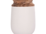ΔΙΑΚΟΣΜΗΤΙΚΟ ΒΑΖΟ ΔΑΠΕΔΟΥ LINTER HM4662.02S FIBER CEMENT ΛΕΥΚΟ--ΞΥΛΟ ΤΕΑΚ Φ34x60Υεκ.