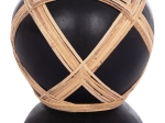ΔΙΑΚΟΣΜΗΤΙΚΟ ΒΑΖΟ ΔΑΠΕΔΟΥ MAYNARD HM4672.01L FIBER CEMENT ΜΑΥΡΟ-RATTAN Φ32x62.5Υεκ