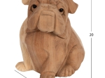 ΕΠΙΤΡΑΠΕΖΙΟ ΔΙΑΚΟΣΜΗΤΙΚΟ DOZER BULLDOG ΞΥΛΟ SUAR ΣΕ ΦΥΣΙΚΟ ΧΡΩΜΑ HM7925 18x14x20Y εκ.
