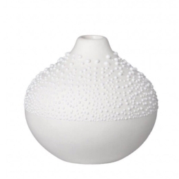 Βάζο Πορσελάνινο Mini Pearly Design 2 RD0014378 7x6,5cm White Raeder Πορσελάνη,Γυαλί