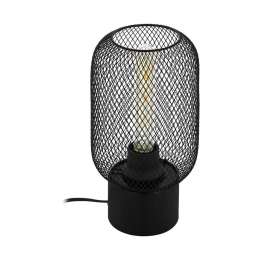 Φωτιστικό Επιτραπέζιο Wrington 43096 Black Eglo Μέταλλο