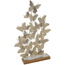 Διακοσμητικές Πεταλούδες ICY207 63x37x10cm Silver-Gold Espiel Μέταλλο