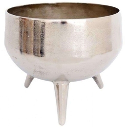 Κασπώ Τρίποδο 014.OR1212 35x35cm Silver Αλουμίνιο