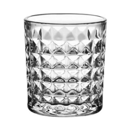 Chios Hellas Ποτήρι Ουίσκι από Γυαλί 285ml Σετ 6τμχ Diamond