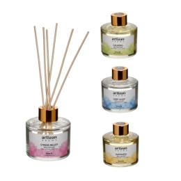 Inart Αρωματικό Χώρου Με Sticks Γαλάζιο 100Ml Φ8Χ22