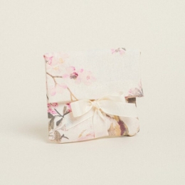 Beauty Home ΠΟΥΓΚΙ ΜΕ ΚΟΡΔΕΛΑ 12 x 17 cm ΚΛΑΣΙΚΟ ΦΛΟΡΑΛ ΕΚΡΟΥ