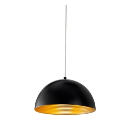 Φωτιστικό Οροφής Dingle Black-Gold 3215-40-101 Fabas Luce Μέταλλο