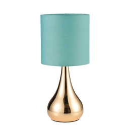 Φωτιστικό Επιτραπέζιο Table & Floor Luminaires KS1178T1MG Petrol Μέταλλο,Ύφασμα