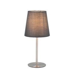 Φωτιστικό Επιτραπέζιο Table & Floor Luminaires MT3000GN Grey Μέταλλο,Ύφασμα