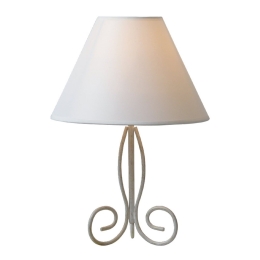 Φωτιστικό Επιτραπέζιο Table & Floor Luminairies KS1007T1WG White Μέταλλο,Ύφασμα