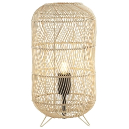 Φωτιστικό Επιτραπέζιο 20231 1xE14 Max 25W Rattan Natural Rattan, Μέταλλο