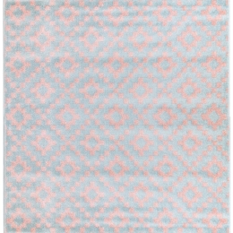 Σετ Χαλιά Κρεβατοκάμαρας 3Τμχ. Chroma B528CJ8 Light Blue-Pink Ezzo SET(2 70X140&70X220) Frise