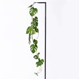 Τεχνητή Γιρλάντα Μονστέρα Deliciosa 8161-7 120cm Green Supergreens Πολυαιθυλένιο