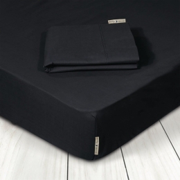 Σεντόνι Με Λάστιχο 2210 Black Greenwich Polo Club King Size 180x235cm 100% Βαμβάκι