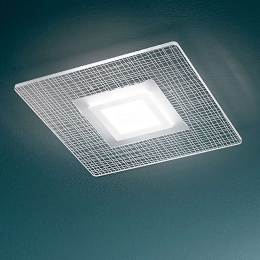 Φωτιστικό Οροφής - Πλαφονιέρα 6746 B LN 11W & 10W Led 38x38cm White Perenz Μέταλλο,Ακρυλικό