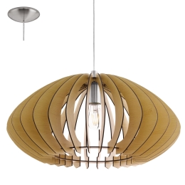 Φωτιστικό Οροφής Cossano 2 95257 Honey Eglo Μέταλλο,Ξύλο