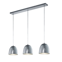 Φωτιστικό Οροφής - Ράγα Ontario 305200389 Silver Trio Lighting Γυαλί