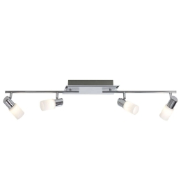 Φωτιστικό Οροφής - Σποτ Clapton 821410405 Chrome Trio Lighting Αλουμίνιο,Γυαλί