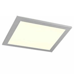 Φωτιστικό Οροφής - Πλαφονιέρα Alima R65033087 15W Led 29x29x5cm Titanium RL Lighting Πλαστικό