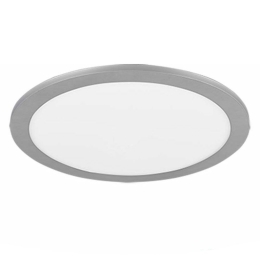 Φωτιστικό Οροφής - Πλαφονιέρα Alima R65033987 15W Led Φ30cm 5cm Titanium RL Lighting Πλαστικό
