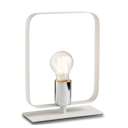 Φωτιστικό Επιτραπέζιο Smith I-SMITH-L1-BCO 1xE27 19,5x24,8cm White Luce Ambiente Design Μέταλλο