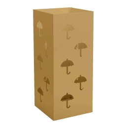 Ομπρελοθήκη Τετράγωνη 25-173 22x22x50cm Matte Amber Pam&Co Ανοξείδωτο Ατσάλι