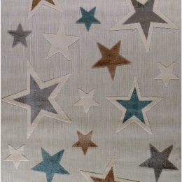 Χαλί Mallorca 61216-230 Beige-Petrol Merinos 133X190cm