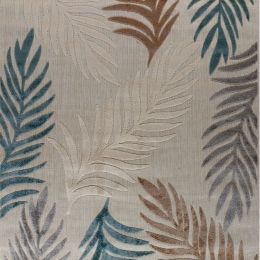 Σετ Χαλιά Κρεβατοκάμαρας 3Τμχ. Tenerife 61225-231 Beige-Petrol Merinos SET(2 67X140&67X220) PP Frize