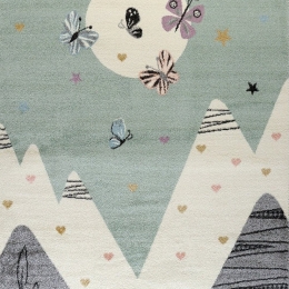 Χαλί Sound 62405-040 Mint-Multi Merinos 133X190cm