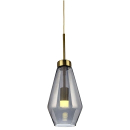 Φωτιστικό Οροφής DD-GL-0627GREY 1xG9 Φ17cm 140cm Grey Aidonitsa