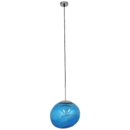 Φωτιστικό Οροφής Dixar 01467 1xΕ27 Φ36x45cm Blue GloboStar