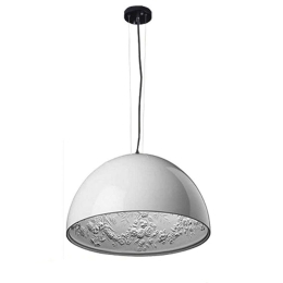 Φωτιστικό Οροφής Serenia 01152 1xΕ27 Φ40x19cm White GloboStar