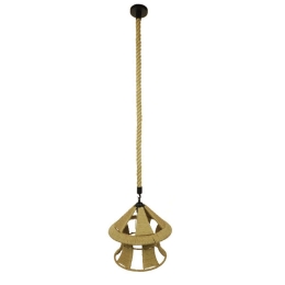 Φωτιστικό Οροφής Solitario 01606 1xΕ27 Φ36x30cm Beige GloboStar