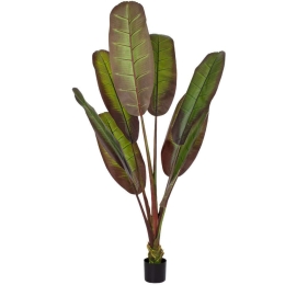 Τεχνητό Δέντρο Bloody Banana Tree 20119 Φ120x220cm Red-Green GloboStar Πολυαιθυλένιο,Ύφασμα