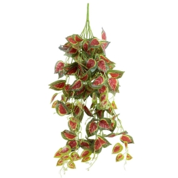 Τεχνητό Κρεμαστό Φυτό Coleus 20255 45x17x90cm Multi GloboStar Πολυαιθυλένιο,Ύφασμα