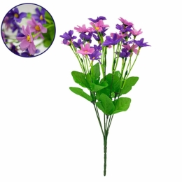 Διακοσμητικό Μπουκέτο Garden Cosmos 09088 20x20x35cm Pink-Purple GloboStar Πλαστικό