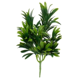 Τεχνητό Κλαδί-Φυτό Japanese Maki 78281 30cm Green GloboStar Πλαστικό, Ύφασμα