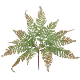 Τεχνητό Κλαδί-Φυτό Fern 78269 45cm Green-Brown GloboStar Πλαστικό