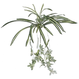 Τεχνητό Κλαδί-Φυτό Spider 78217 60cm Green-White GloboStar Πλαστικό