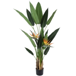 Τεχνητό Δέντρο Strelitzia Reginae 20032 140cm Multi Globostar Πολυαιθυλένιο,Ύφασμα