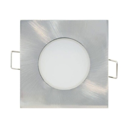 Σποτ Χωνευτό Vera560SNM 5W 6000K 420lm Nickel Aca Τετράγωνο Αλουμίνιο