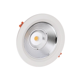 Σποτ Χωνευτό Paro4060 40W 6000K 3480lm White Aca Στρόγγυλο Αλουμίνιο