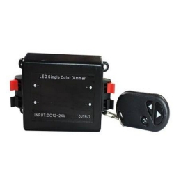 Dimmer Led Με IR Remote Control RF-T1 12-24V 96-192W Aca